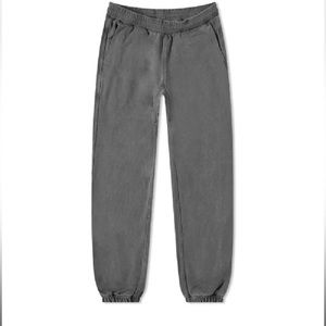 COLE BUXTON WARM UP SWEATPANTS WASHED BLACK SIZE MEDIUM